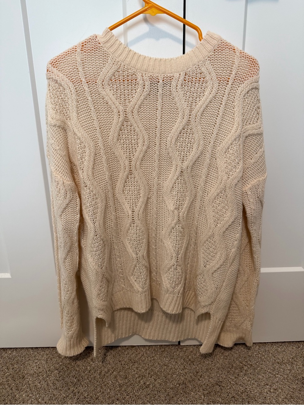 Cream sweater